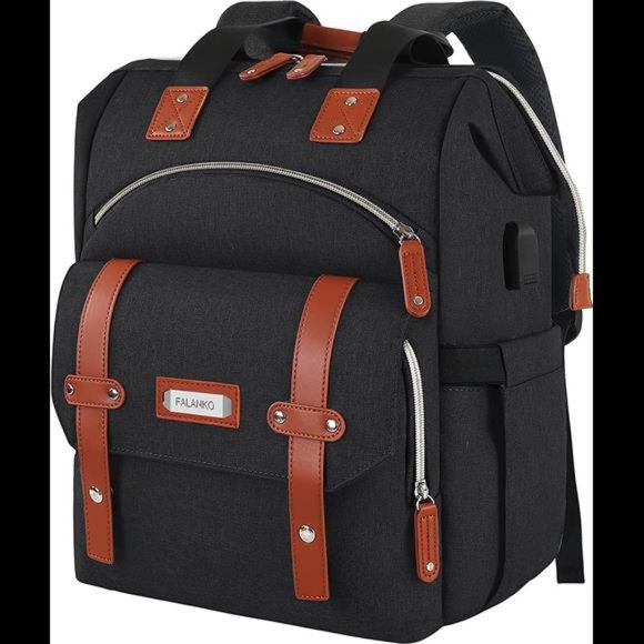 Travel Laptop Backpack, Doctor Teacher Work RFID Anti Theft Durable Laptops - Picture 2 of 6